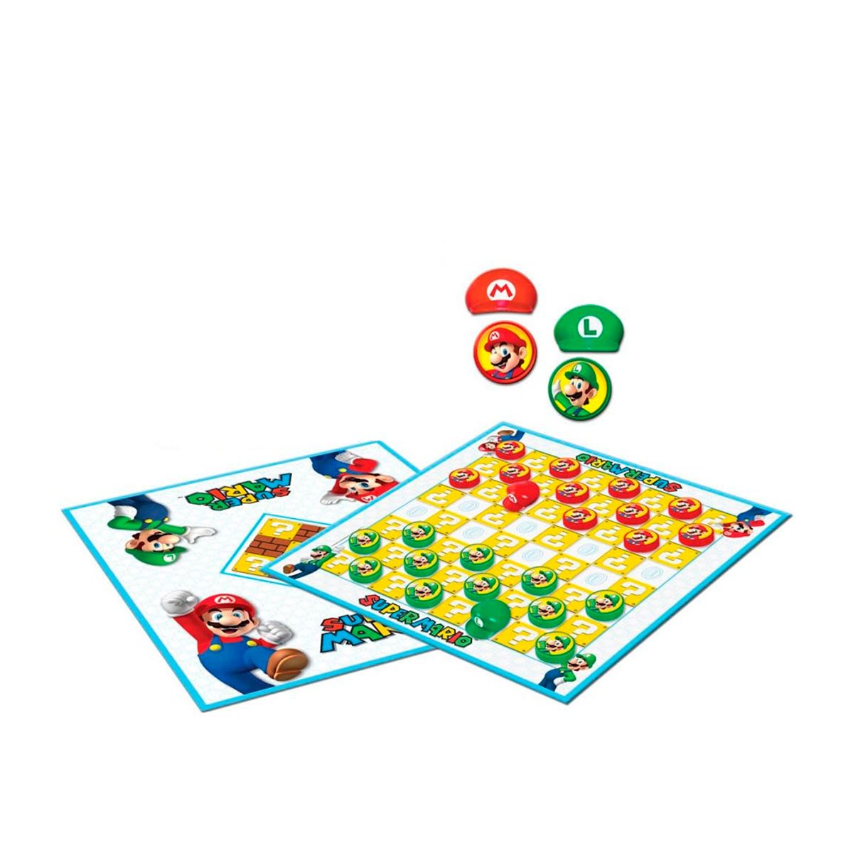 NINTENDO - Super Mario Checkers Tic Tac Toe Collectors Game Set