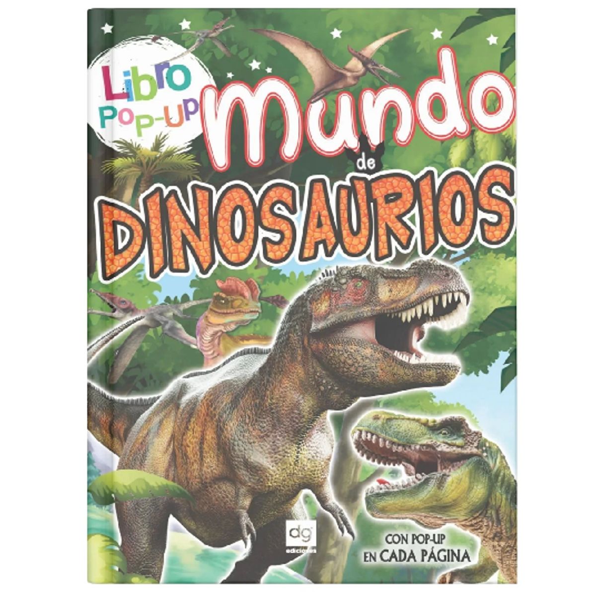 GENERICO - Libro infantil Pop up Mundo de dinosaurios