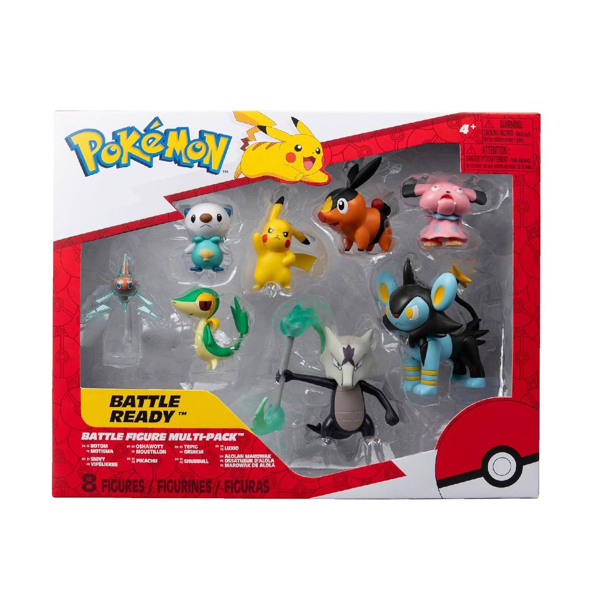 POKEMON - Pokemon Jazwares Multipack De 8 Figuras