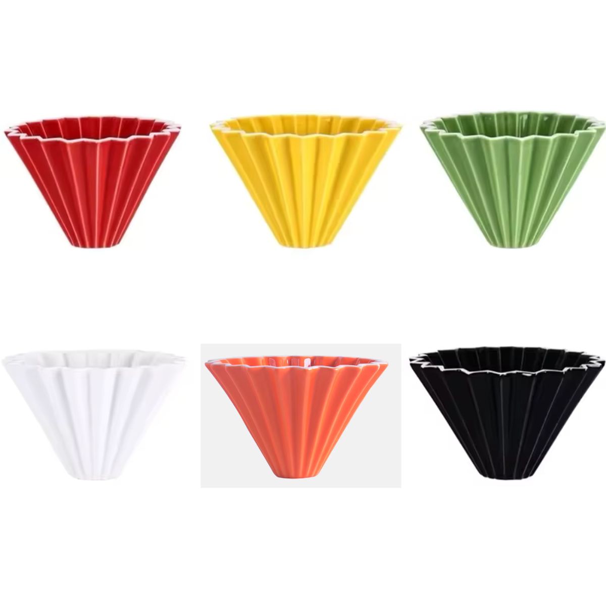 GENERICO - Cafetera Barista Dripper Metodo Origami De Ceramica