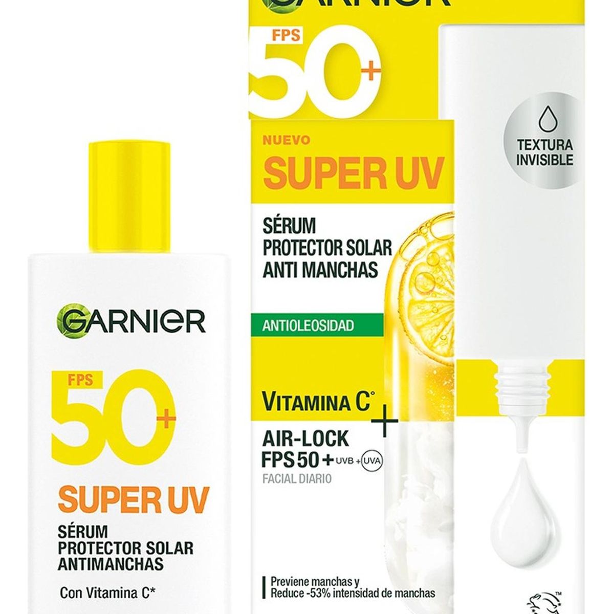 Protector Solar Garnier Super Uv Fluido Invisible Fps50+, marca Garnier - Foto 2