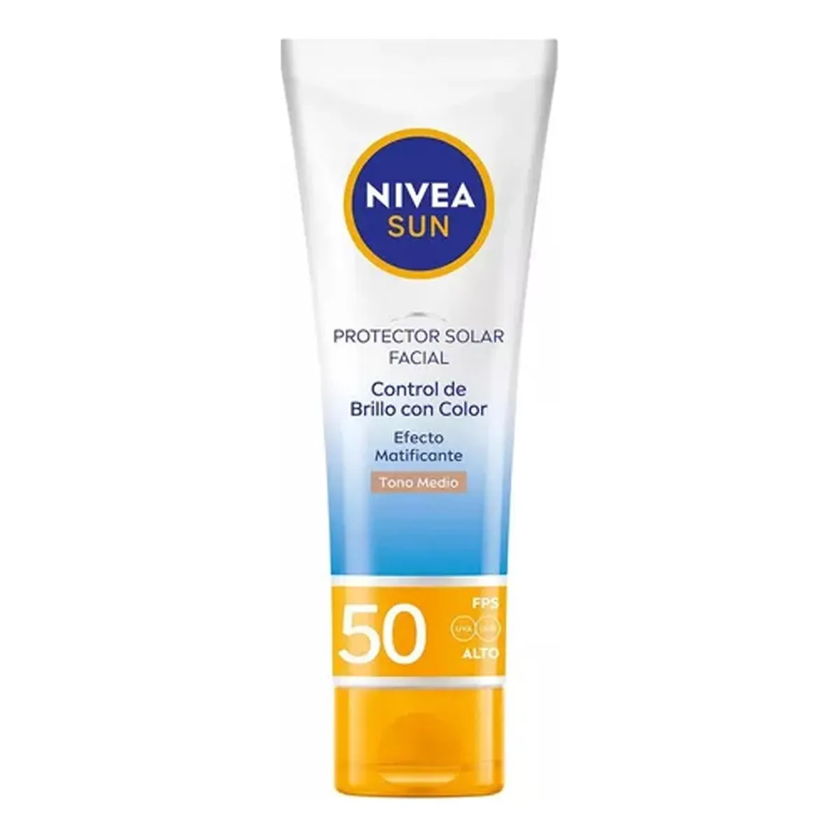 Nivea - Protector Solar Facial Nivea Sun Control Brillo Tono Medio