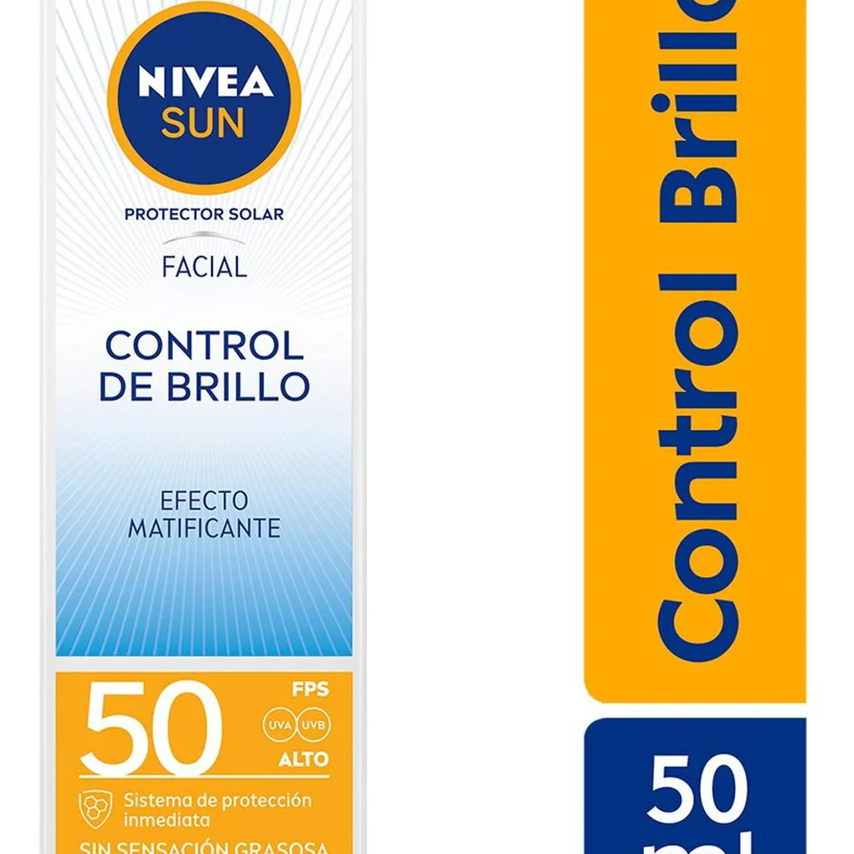 NIVEA - Protector Solar Facial Nivea Sun Control De Brillo Fps50