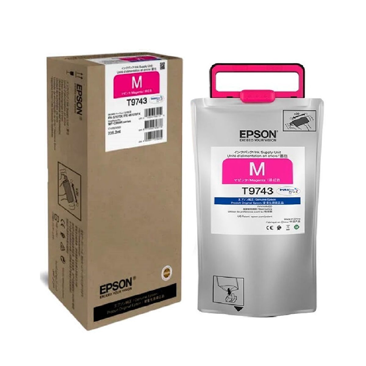 EPSON - Tinta Epson T974 Magenta WorkForce WF-C869R Original - 735ml