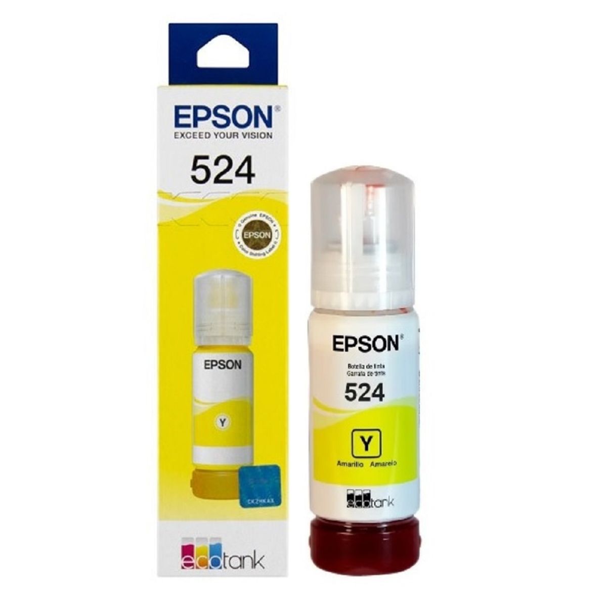 EPSON - Tinta Epson T524 Amarillo Ecotank L15150 Original - 70ml