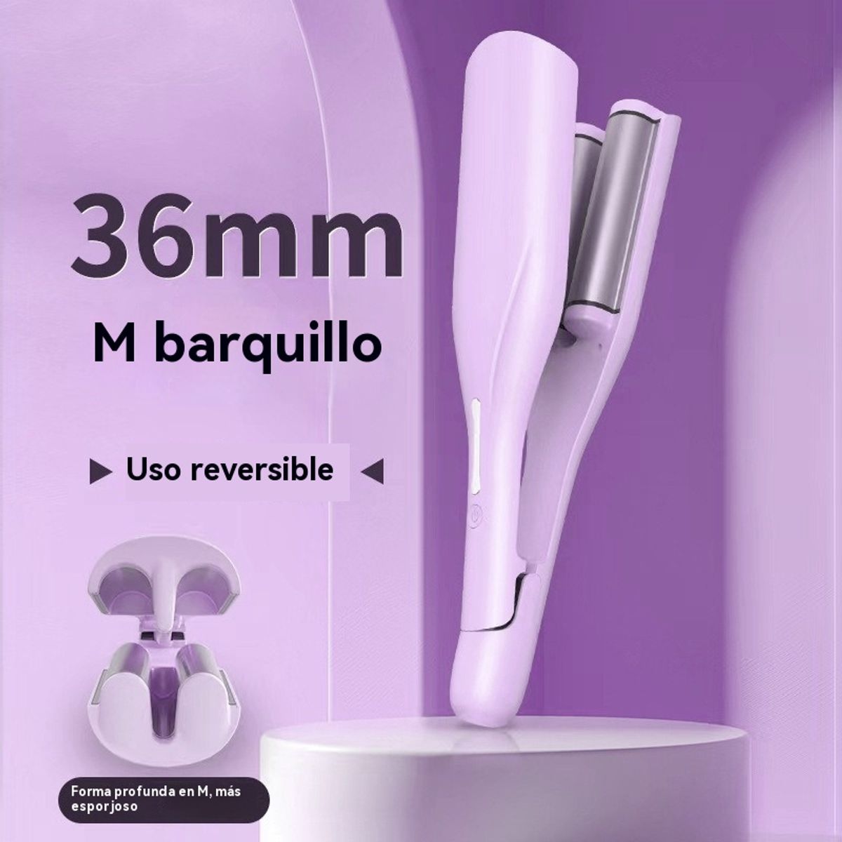 GIOIO - Rizador 36mm para Rulos Huevo Profundos y Ondas de Agua