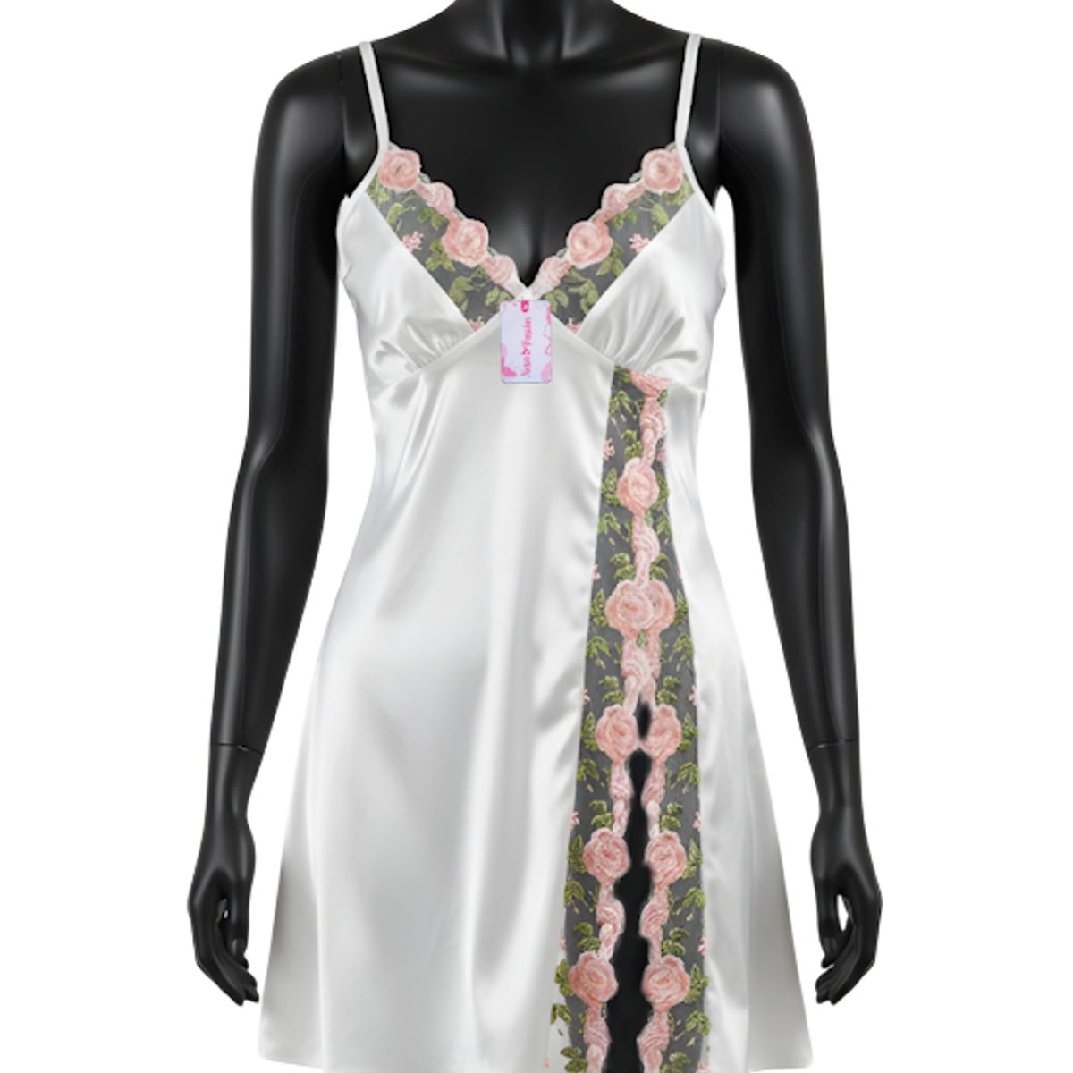 GENERICO - BABYDOLL LENCERIA PIJAMA SEXY BLANCO TALLA L