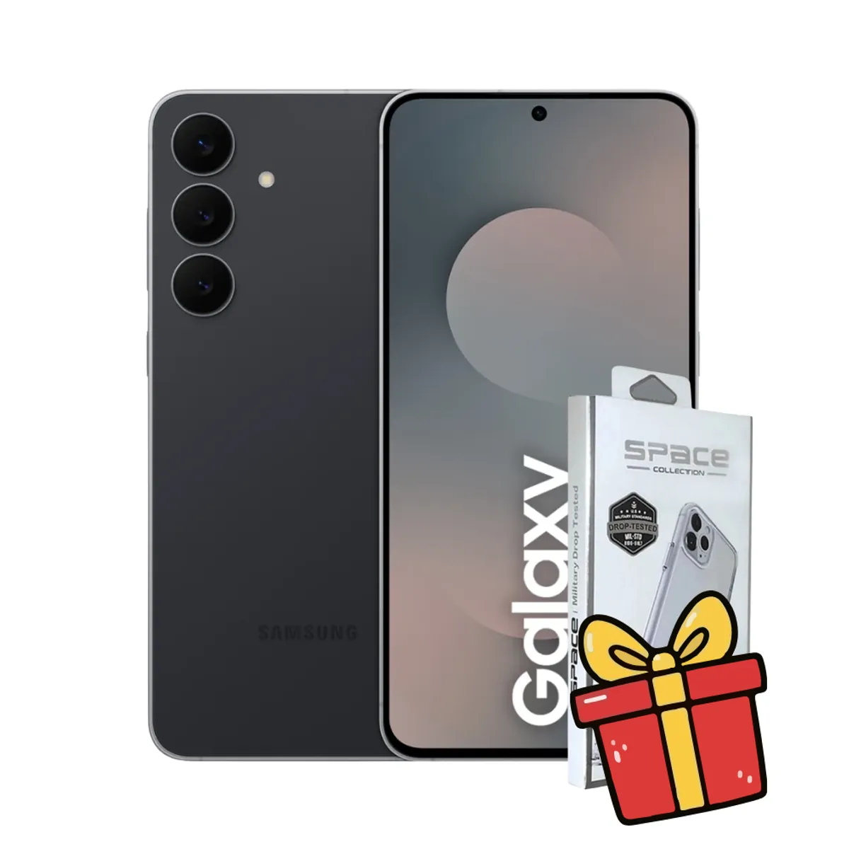 SAMSUNG - Samsung Galaxy S25 FE 512GB 8GB - Negro + case space de regalo