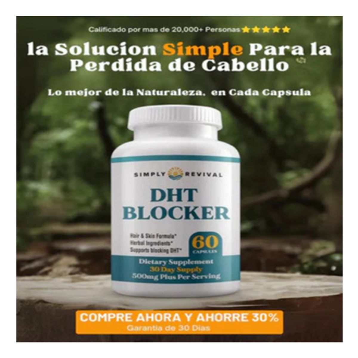 GENERICO - DHT BLOCKER  SALUD CAPILAR Y EQUILIBRIO HORMONAL