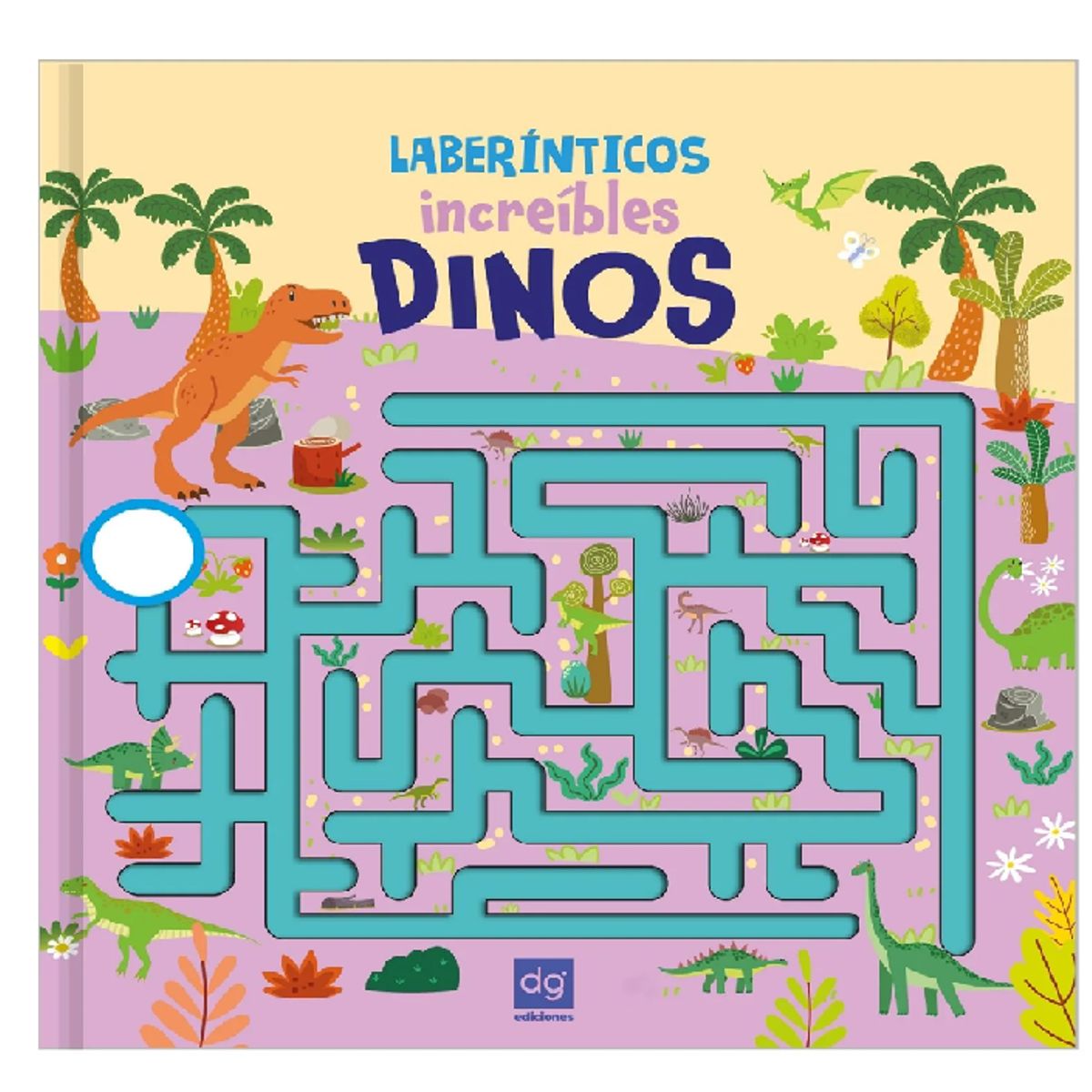 GENERICO - Libro infanti Laberintos increibles dinos