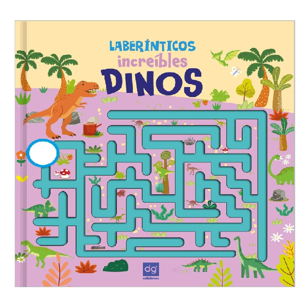 GENERICO - Libro infanti Laberintos increibles dinos