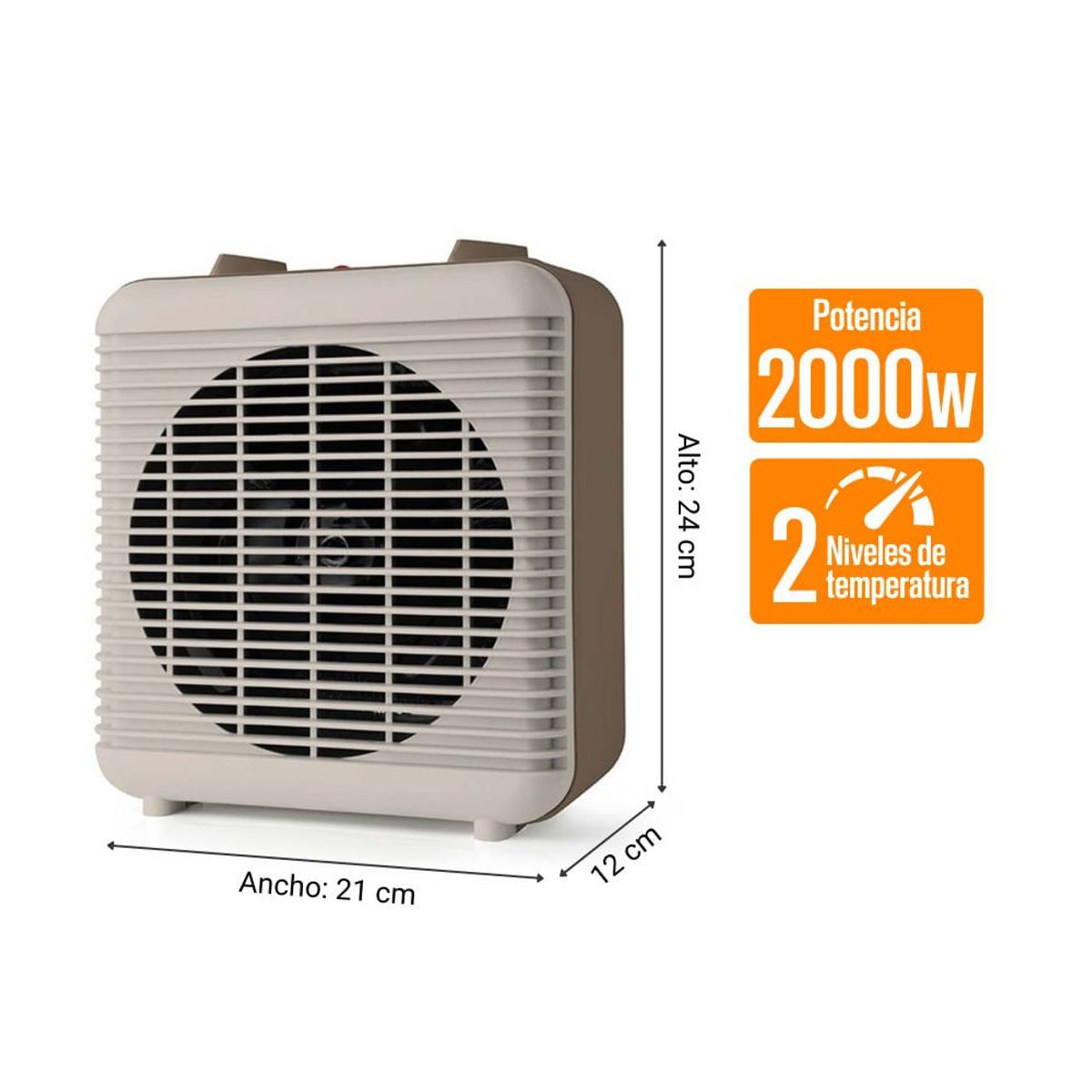 TAURUS - Calefactor Taurus 2000W S2000