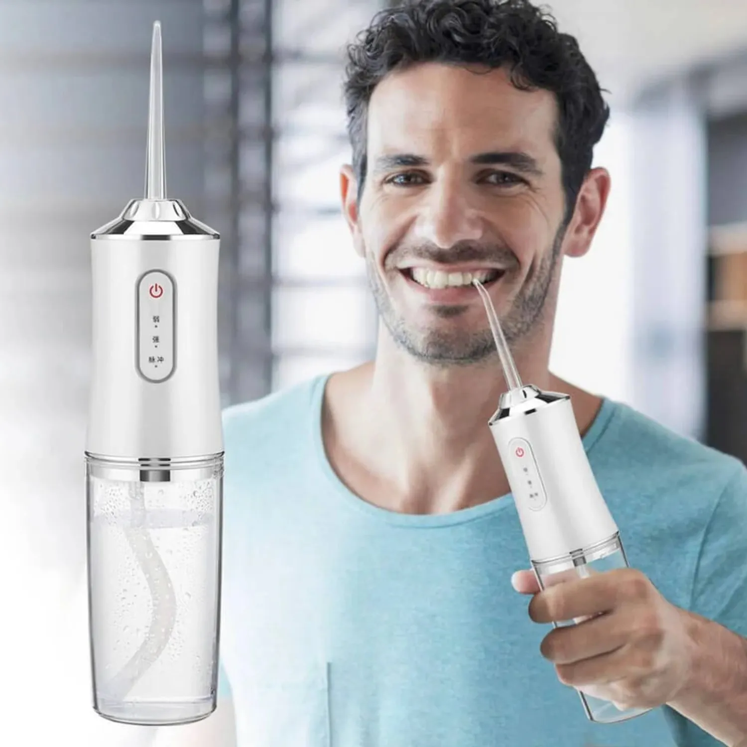 Irrigador Bucal Portátil Inalámbrico: 3 Modos, 2 Boquillas y Recargable USB  para Limpieza Profunda | Sodimac Perú