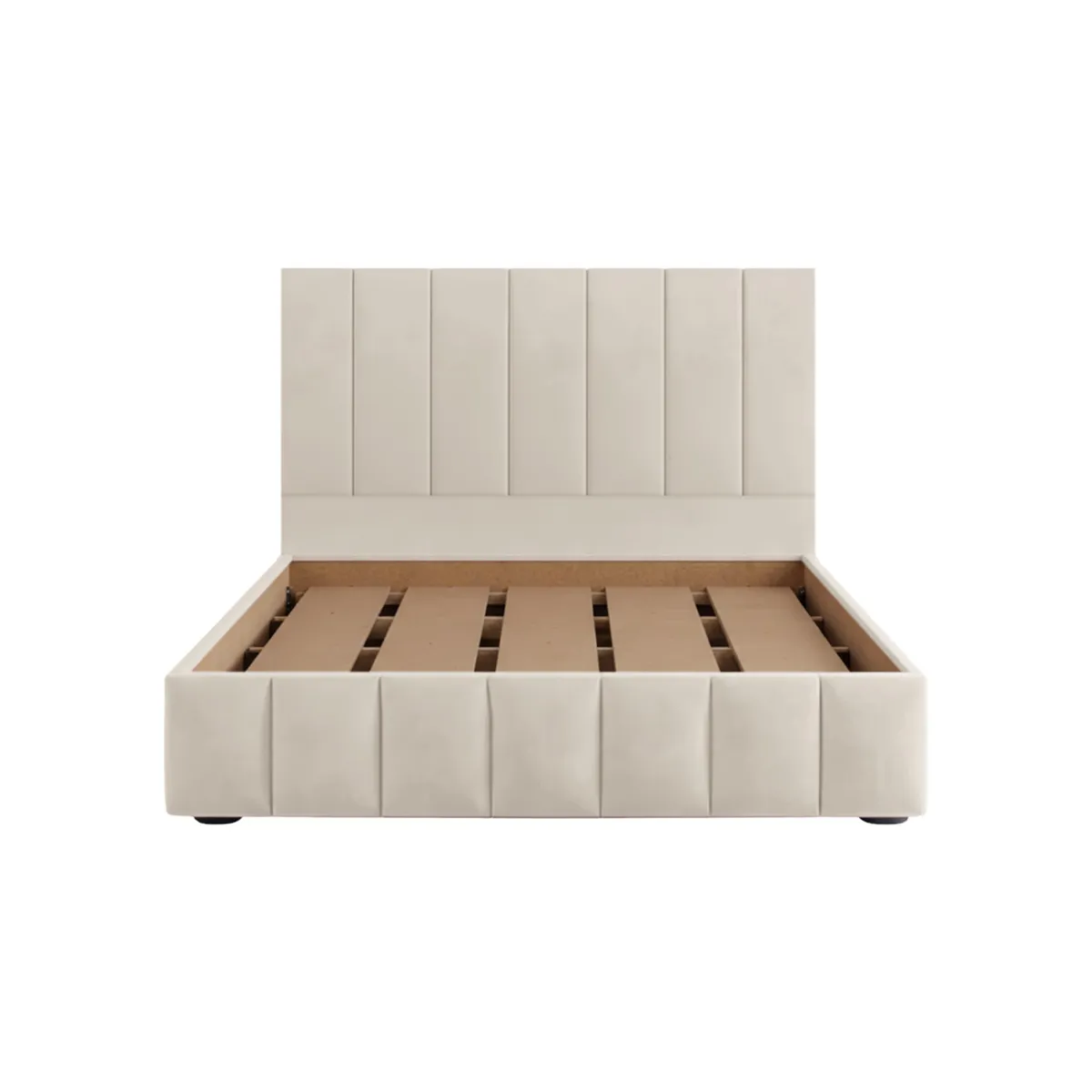 MUEBLES MACRUMO - Cama tapizada Urnia - King 2 piezas - Personaliza el color
