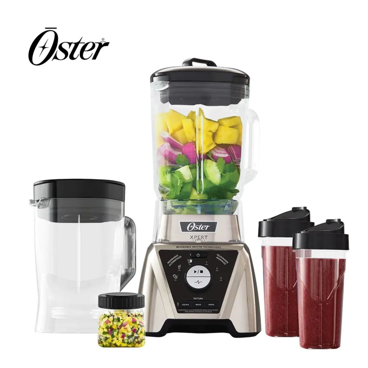 OSTER - Licuadora Oster Xpert Series con accesorios BLST3B-CAG