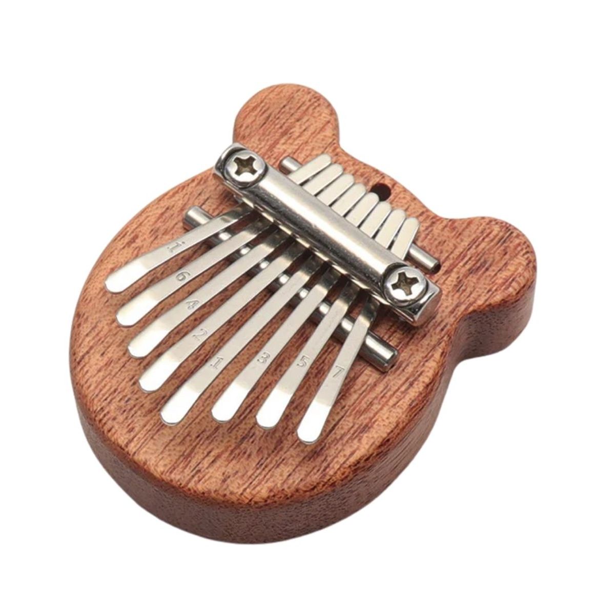 GENERICO - Kalimba Infantil 8 Teclas Diseño Oso Instrumento Musical Portátil Educativo