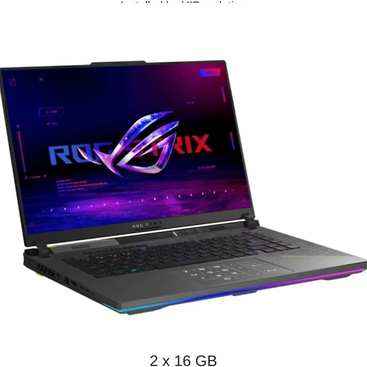ASUS - Laptop Gamer ASUS ROG Strix G16 16" AMD Ryzen 9‑9955HX 32GB 1TB SSD RTX 5070 Ti 12VRAM 2.5K 240Hz