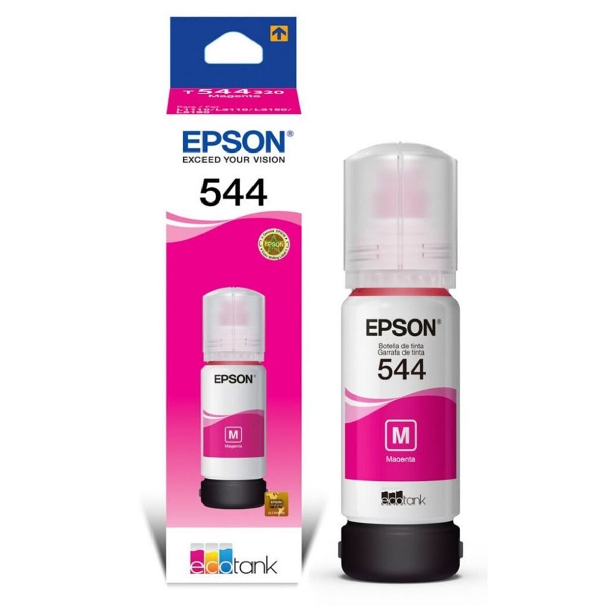 EPSON - Tinta Epson T544 Magenta EcoTank L1250, L3250, L5290, L5590 Original - 65ml