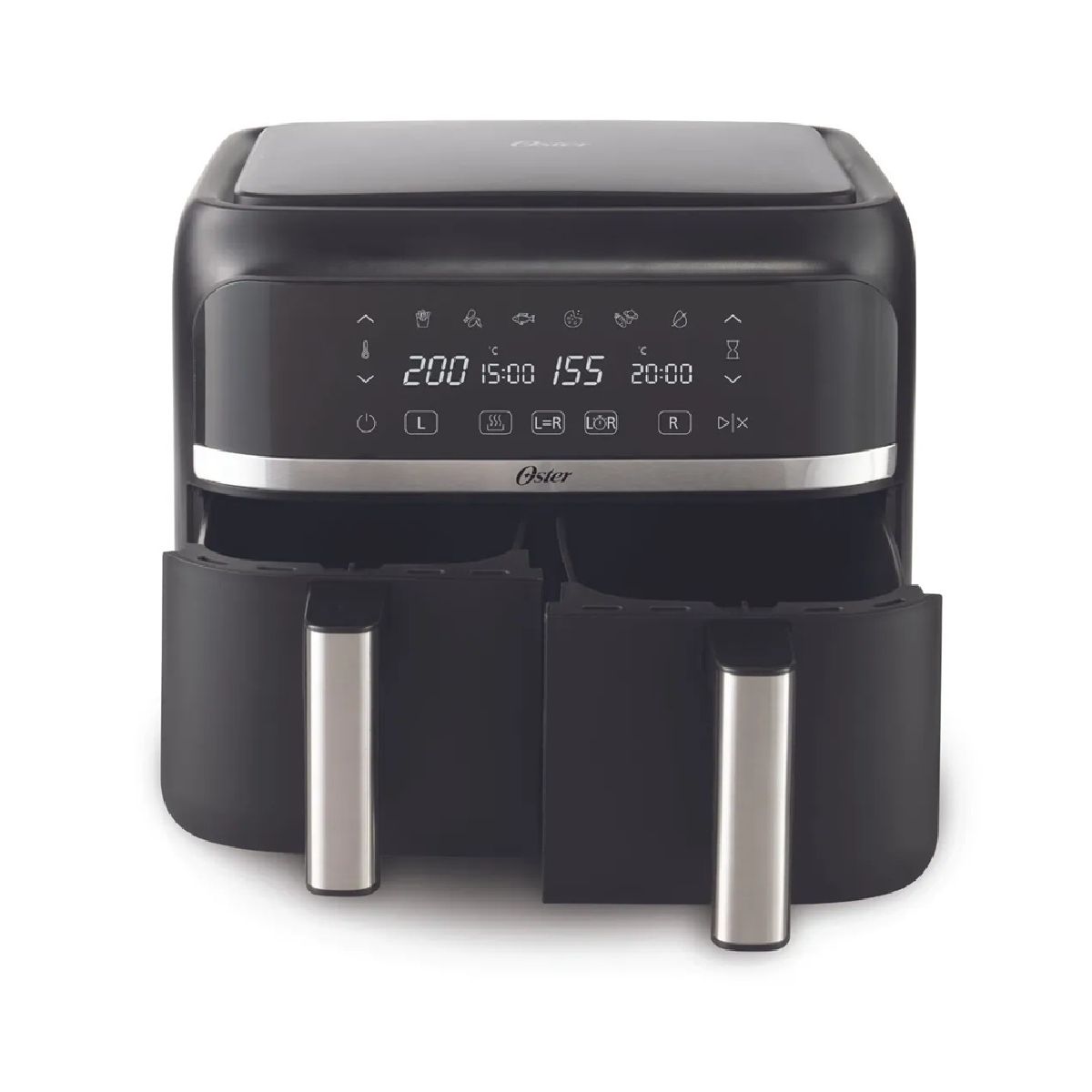 OSTER - FREIDORA DE AIRE DUAL OSTER CON RECUBRIMIENTO ANTIADHERENTE DIAMONDFORCE CKSTAF7MCDDF