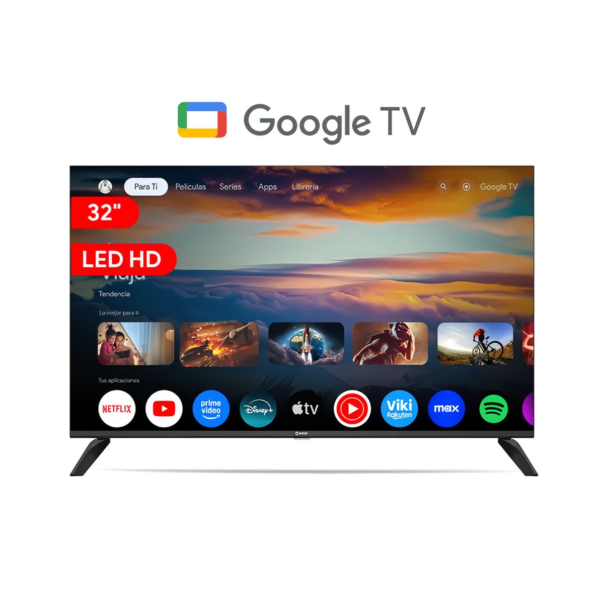 MIRAY - Televisor Miray Google Smart TV LED HD 32 MS32-E2000GBT