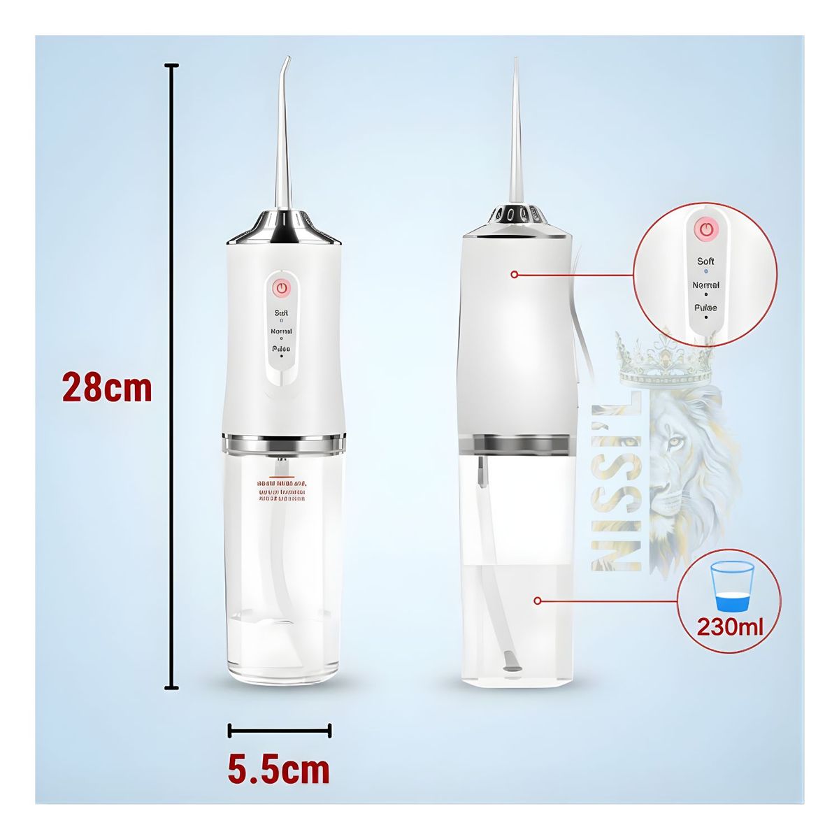 ROHS - IRRIGADOR BUCAL DENTAL RECARGABLE INALÀMBRICO