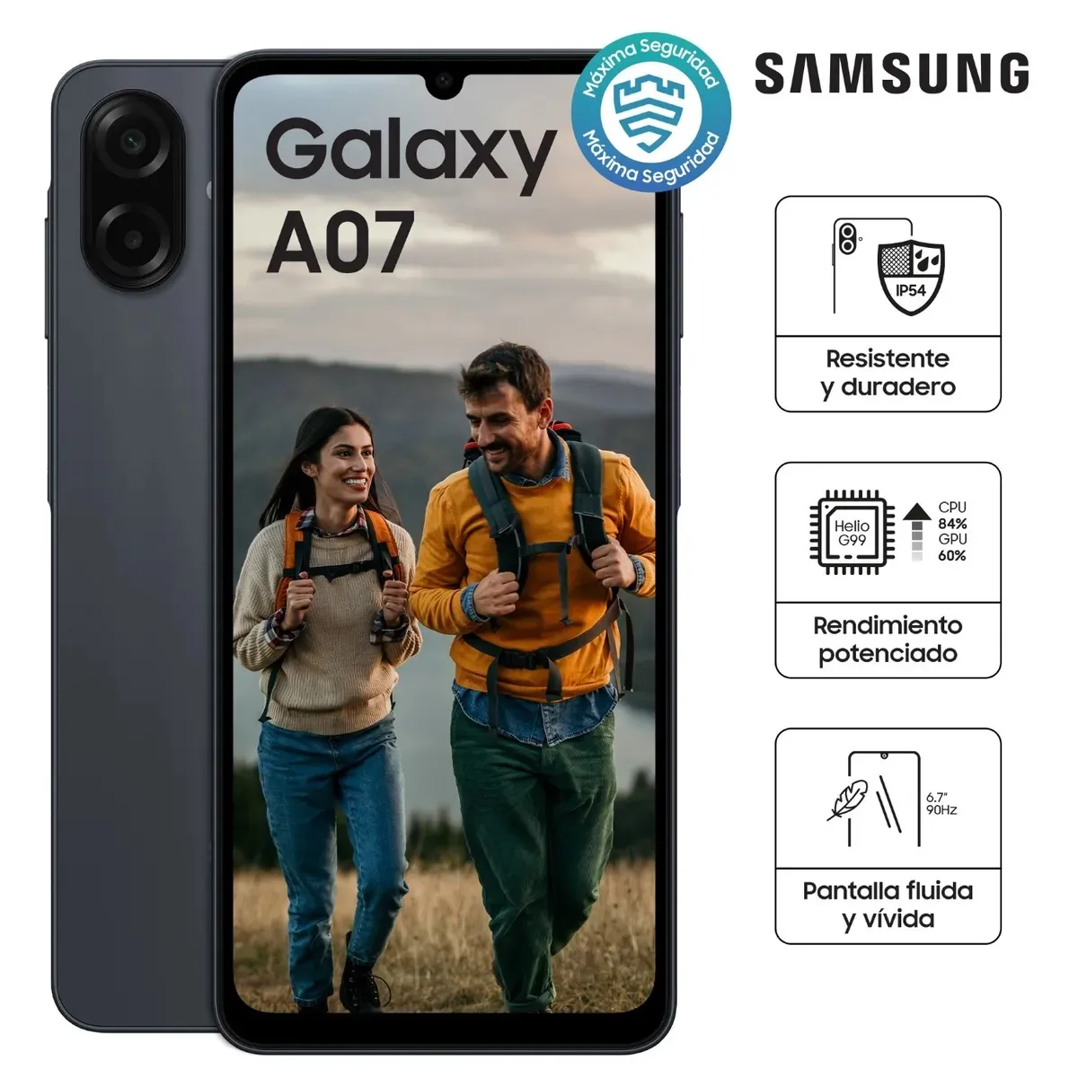 SAMSUNG - Celular Galaxy A07 4gb + 64 gb