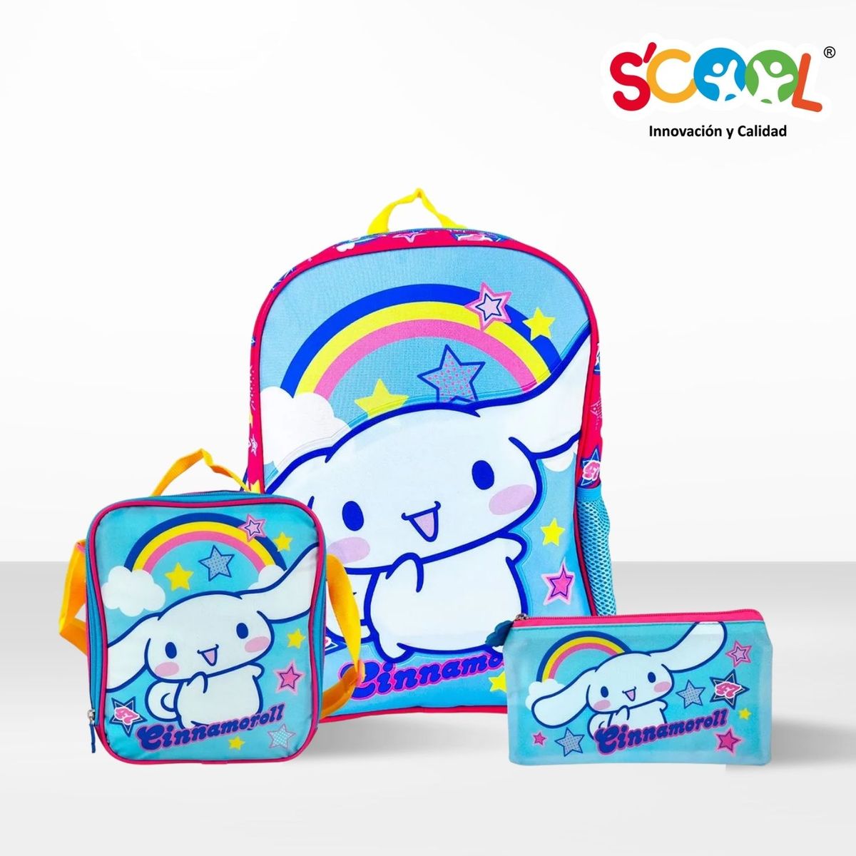 SCOOL - Set de Mochila Escolar Cinnamoroll Scool