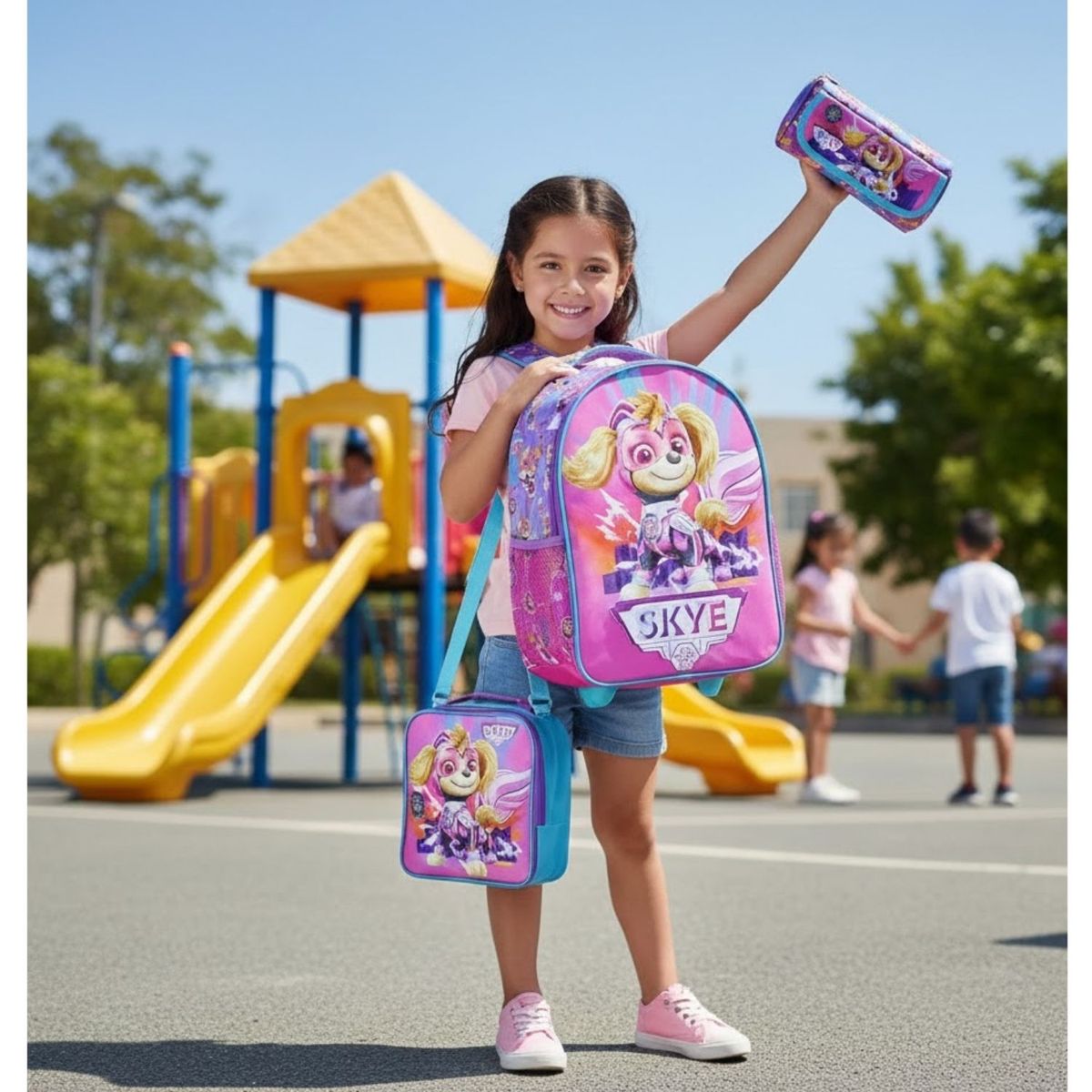 SCOOL - Set de Mochila Escolar Con Rueda 3D Paw Patrol Scool