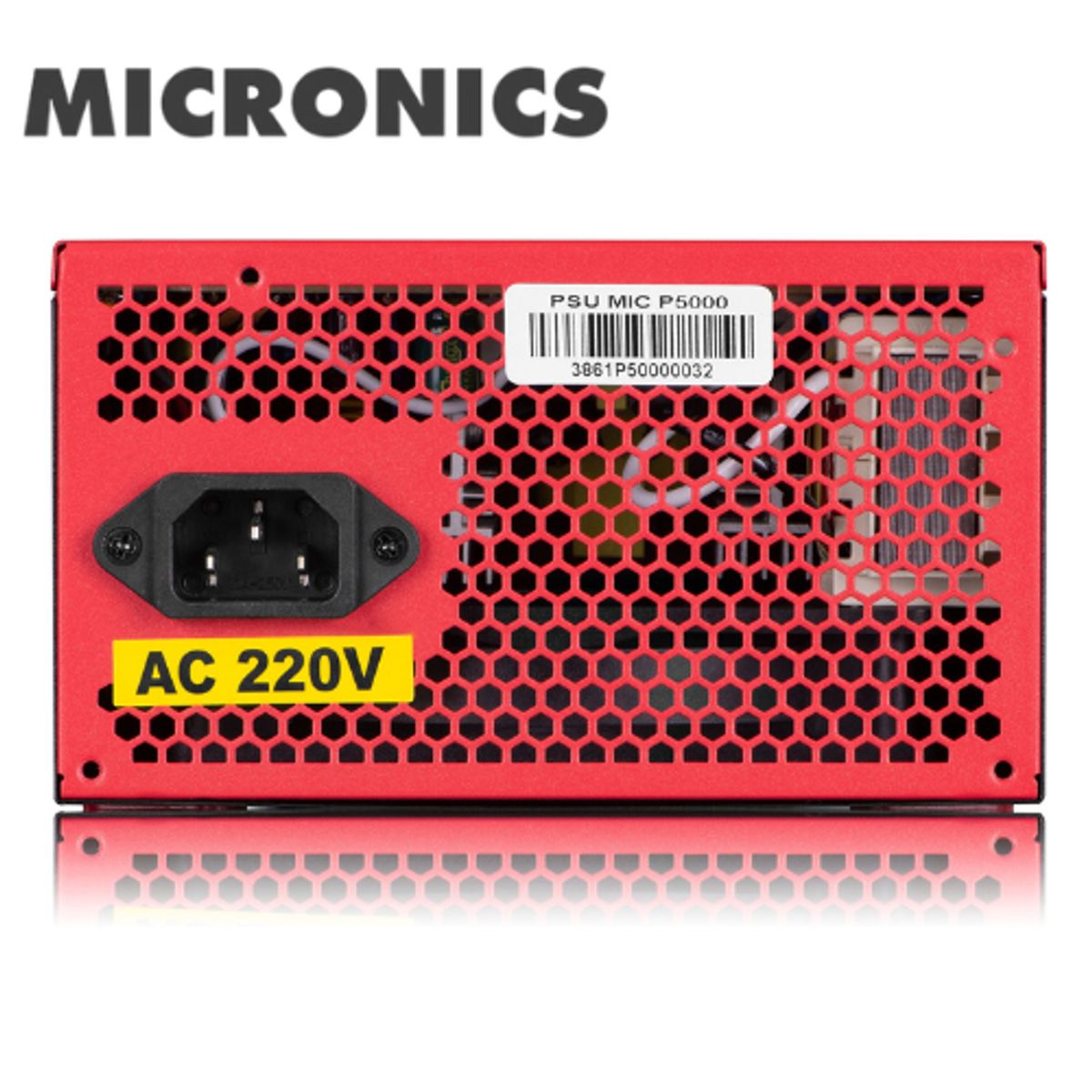 MICRONICS - Fuente De Poder Gamer Atx 500w Real Ppfc Micronics P5000