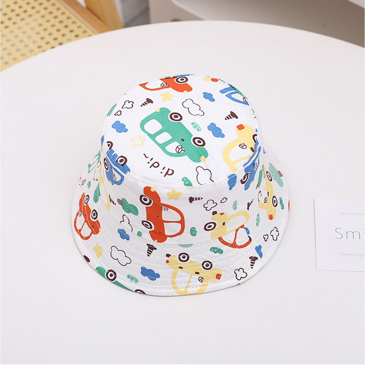 KAST PE - Bucket hat Motorcitos 52cm: Gorro para niños de 2 a 5 años