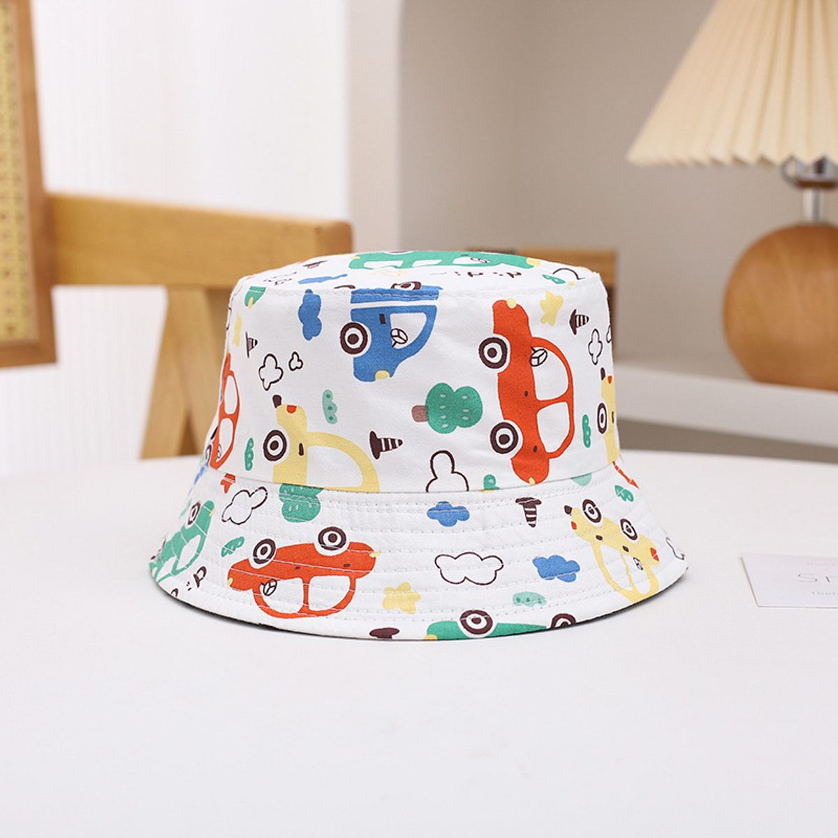 KAST PE - Bucket hat Motorcitos 52cm: Gorro para niños de 2 a 5 años