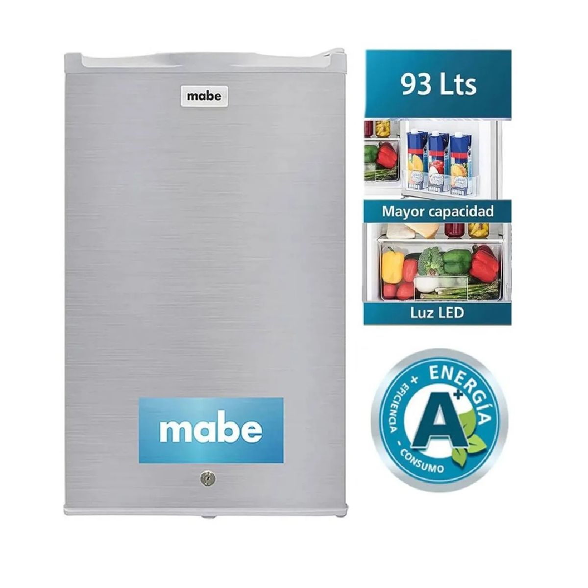 MABE - FRIGOBAR MABE 93 LT RMF04PRX0 INOX