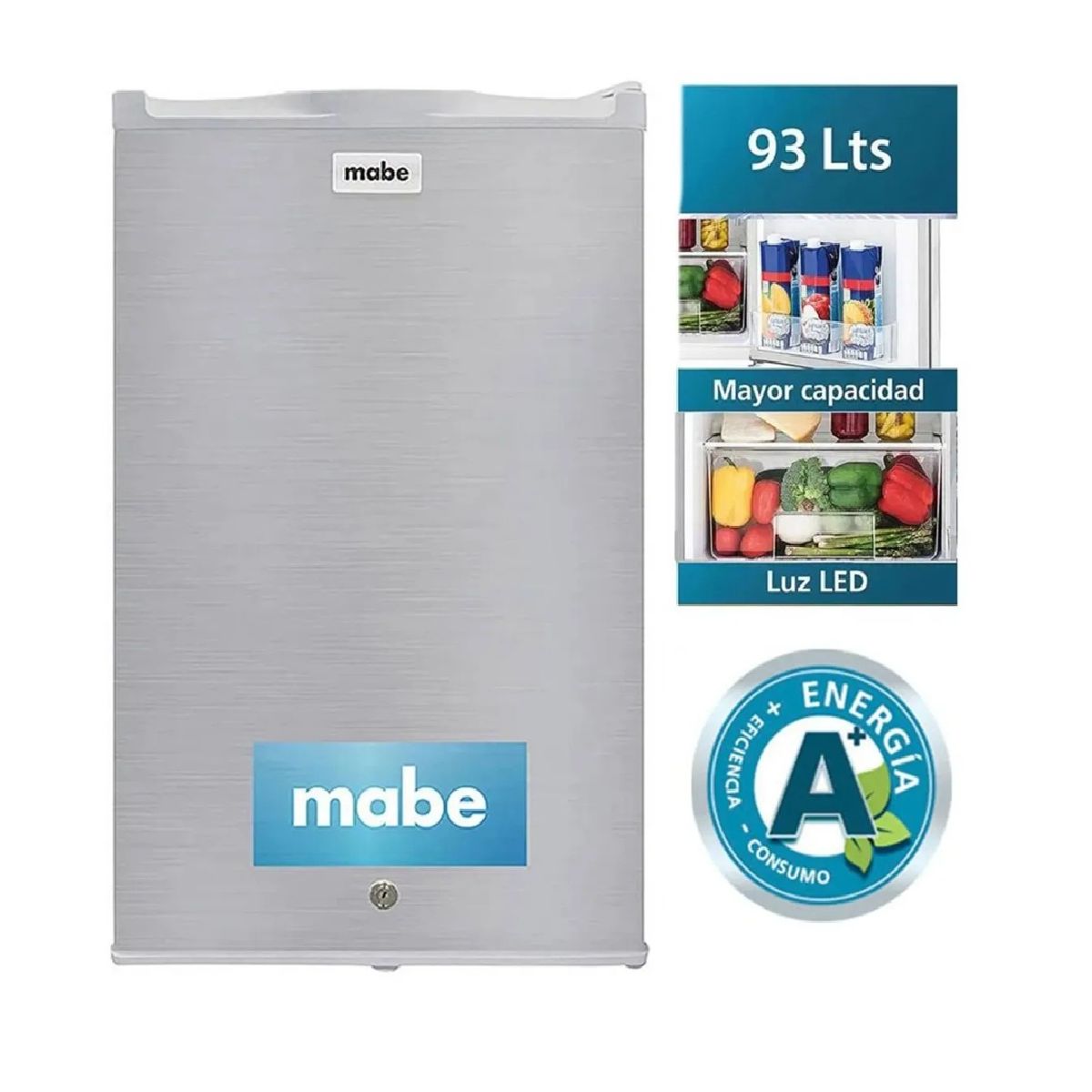 MABE - FRIGOBAR MABE 93 LT RMF04PRX0 INOX