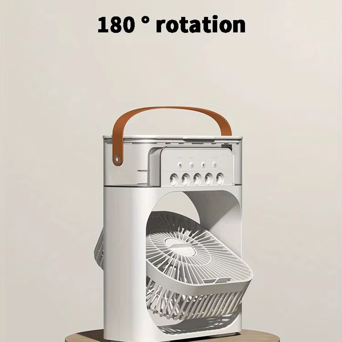 GENERICO - Enfriador de Aire Portátil con Humidificador y Ventilador  Tanque de Agua Recargable