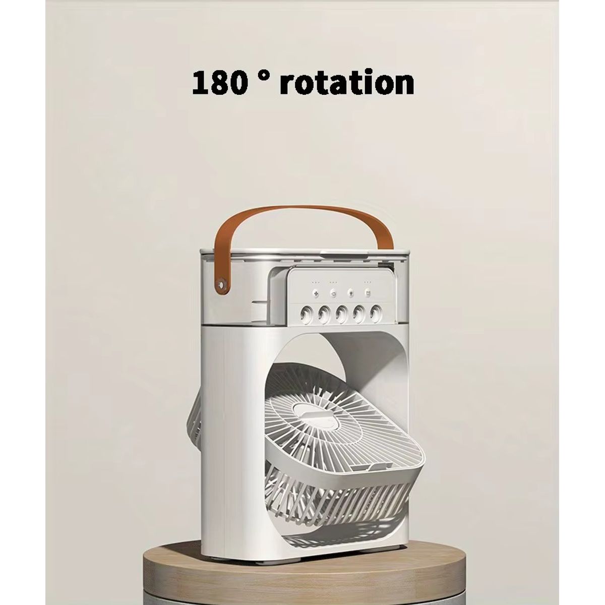 GENERICO - Enfriador de Aire Portátil con Humidificador y Ventilador  Tanque de Agua Recargable