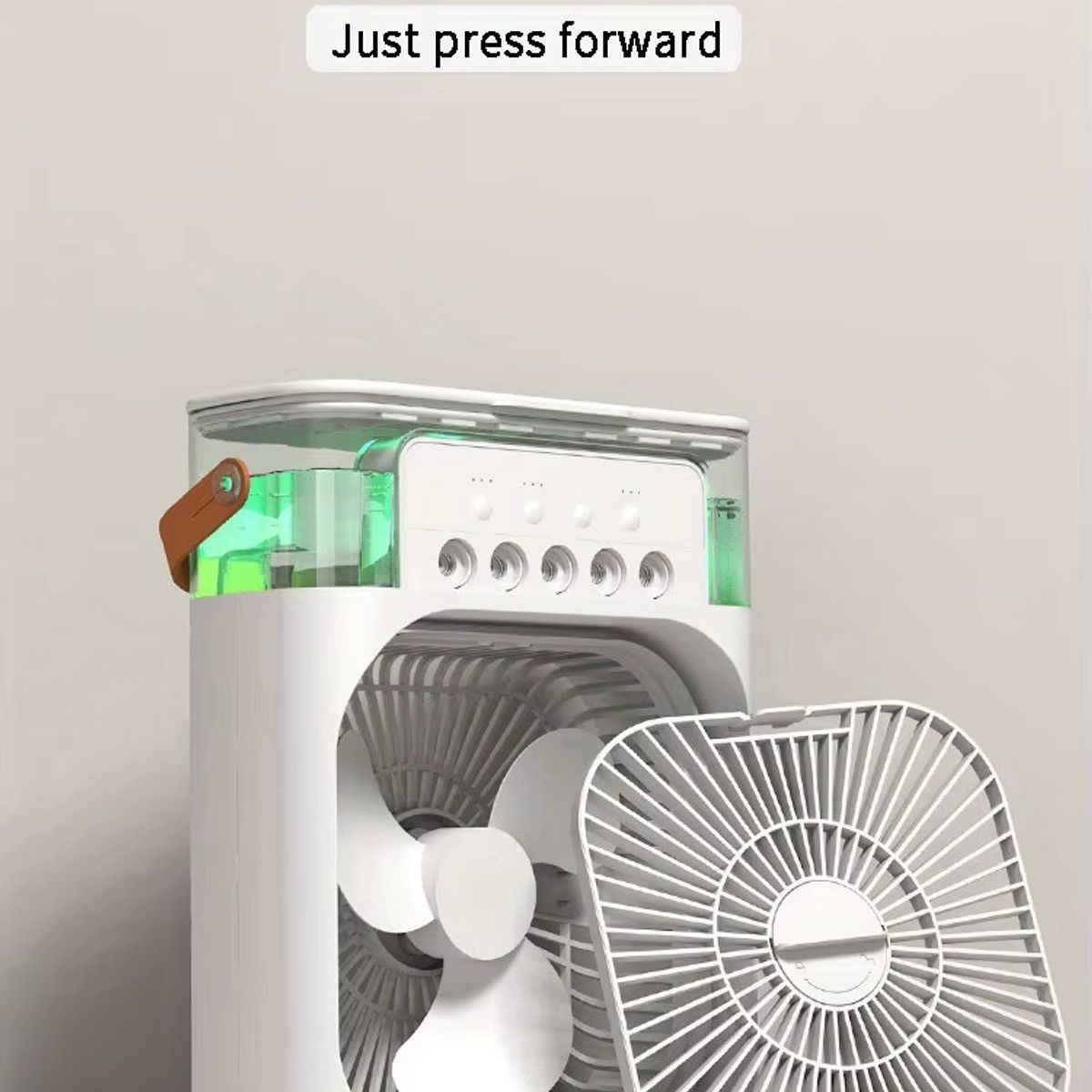 GENERICO - Enfriador de Aire Portátil con Humidificador y Ventilador  Tanque de Agua Recargable