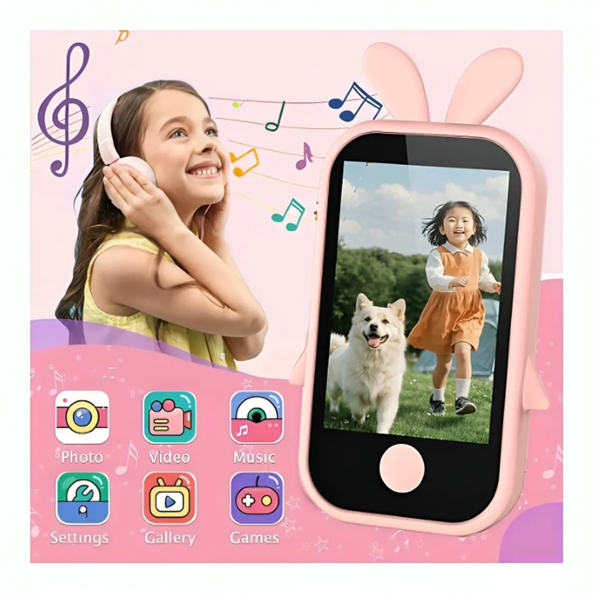 GENERICO - Mini Cámara Digital Tipo Teléfono Juguete para Niños