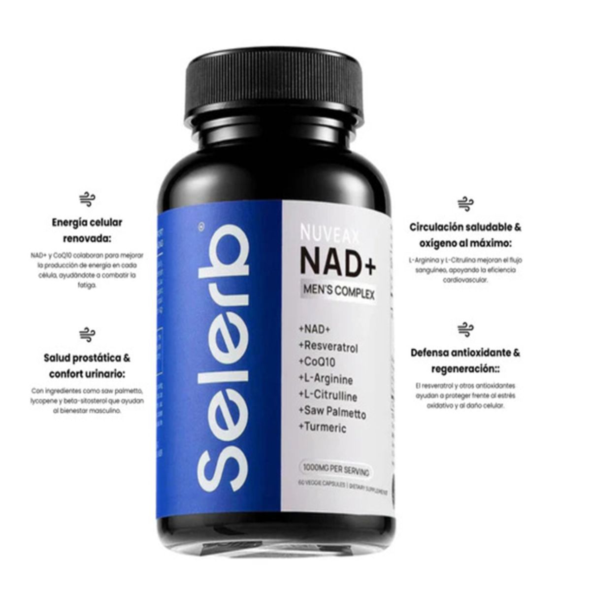 GENERICO - SELERB NAD+ PARA HOMBRES  EN CAJA