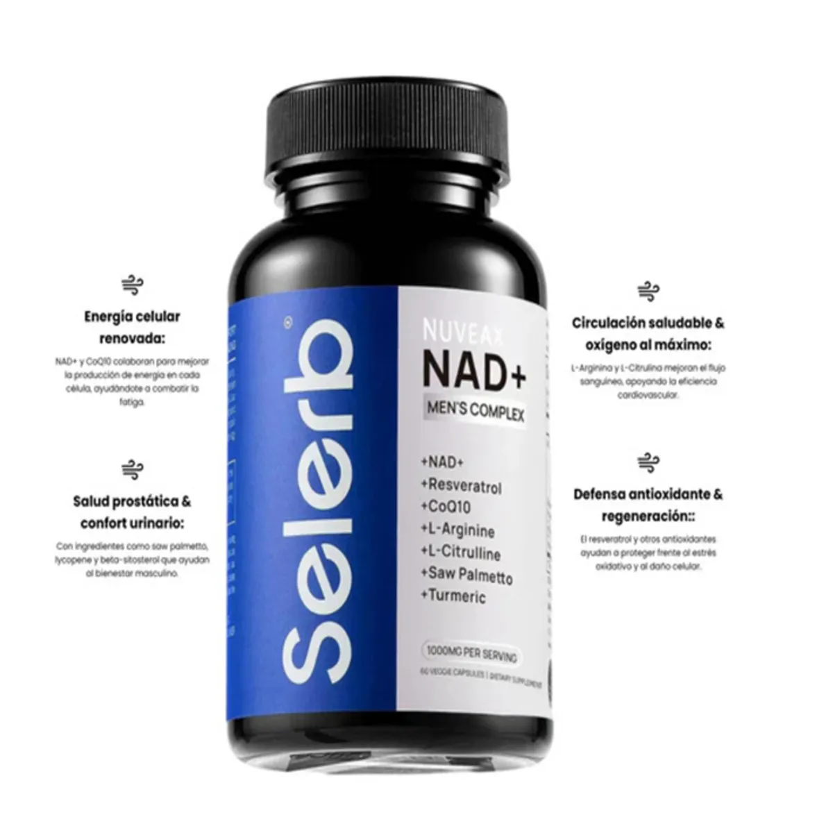 GENERICO - SELERB NAD+ PARA HOMBRES  EN CAJA