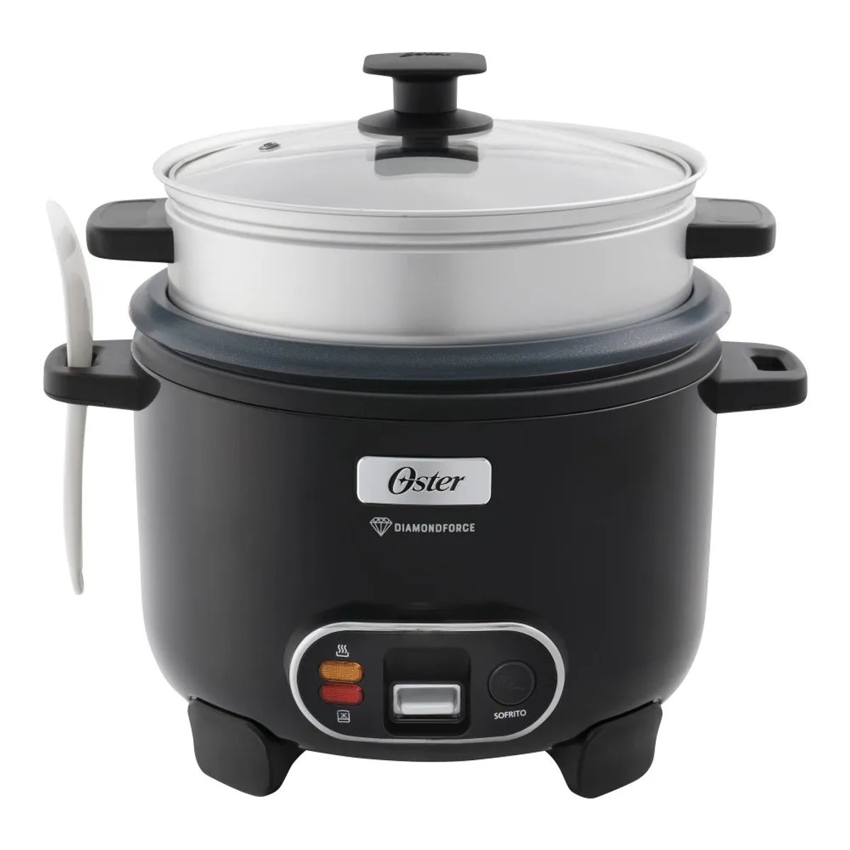OSTER - Arrocera 3 en 1 Oster CKSTRC10DFBLK DiamondForce 10 tazas