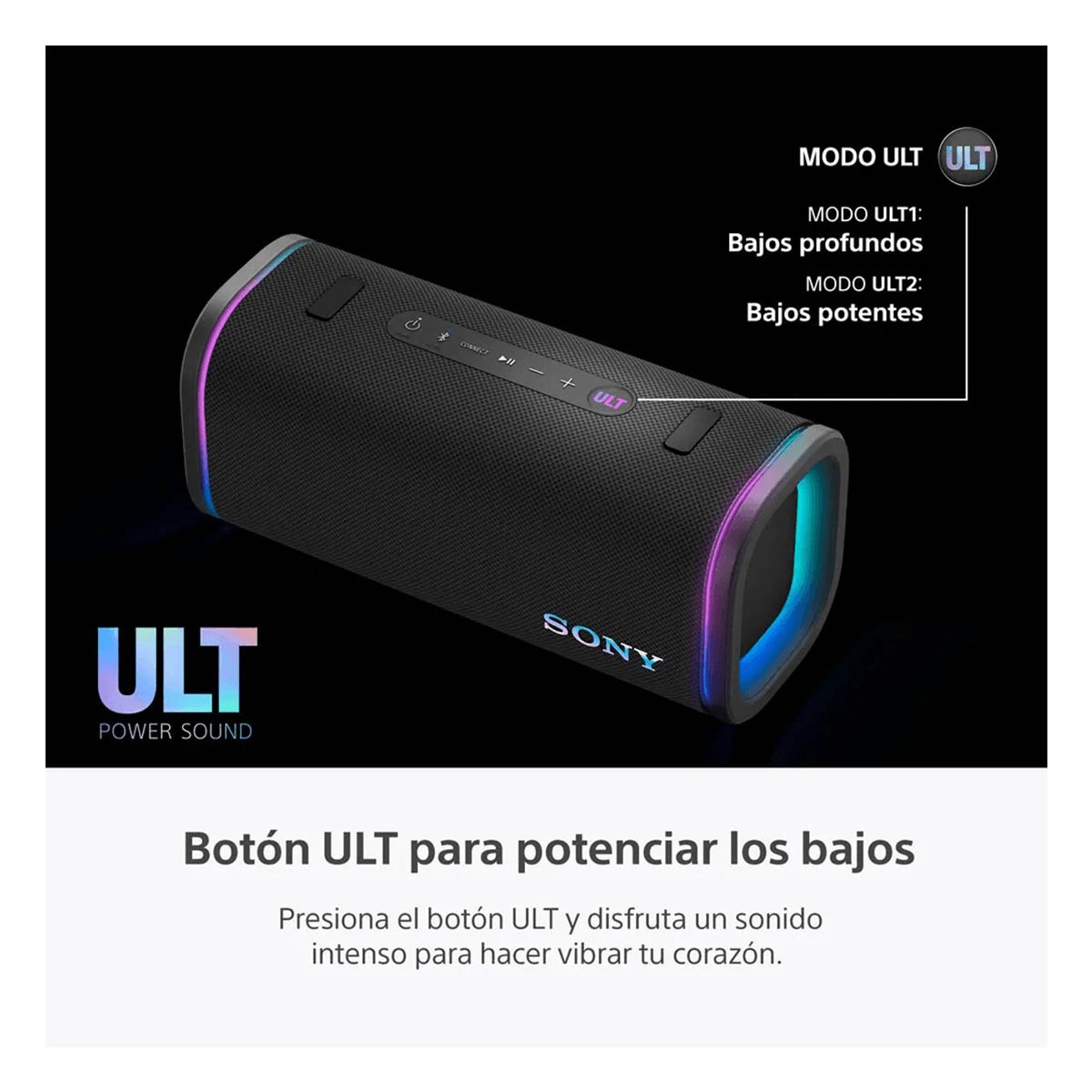 SONY - Sony Parlante Bluetooth SRS-ULT50 Portátil FIELD 5 -  Negro