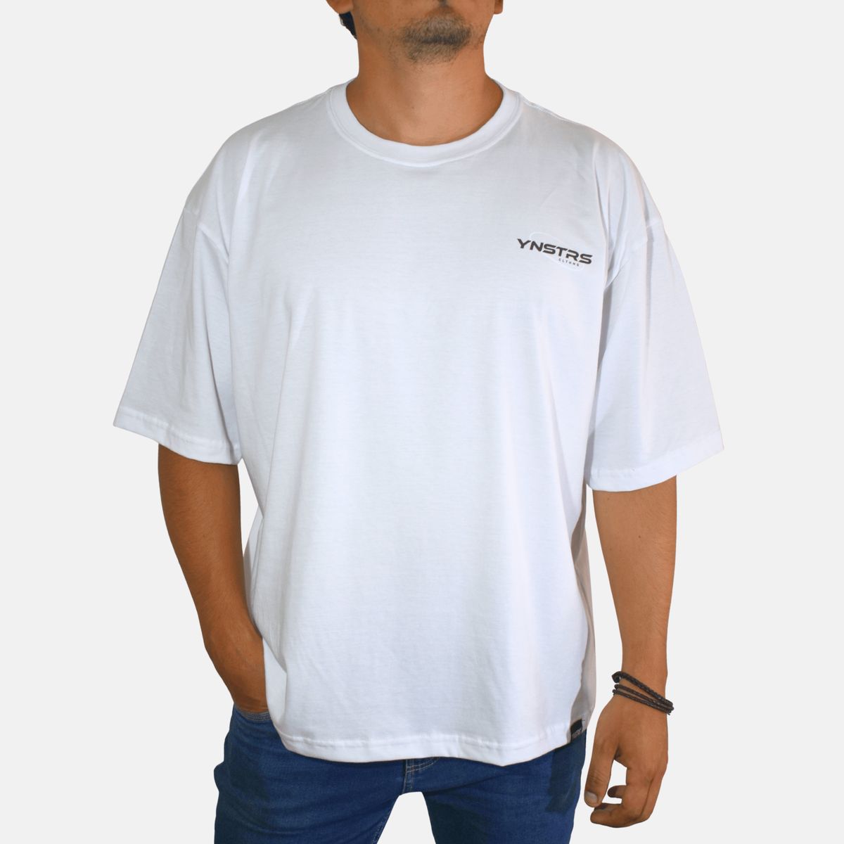 YONISTERS CLOTHING - Polo Oversize Algodón WorldSuperior Blanco Yonisters Clothing