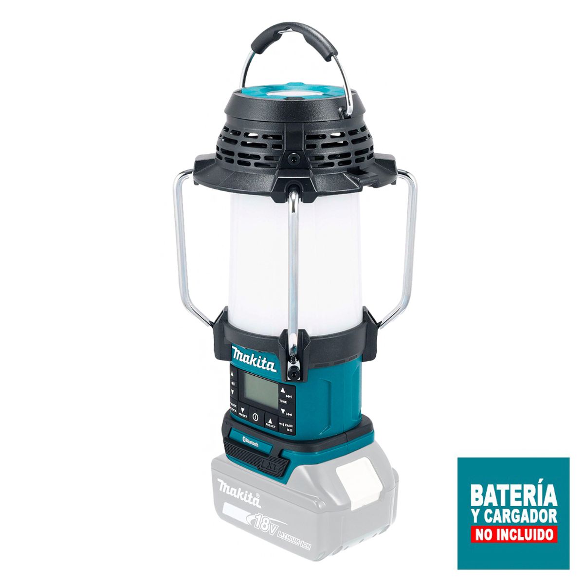MAKITA - Radio Con Linterna Makita 3 Tonos De Luz 18V Sin Bat DMR057