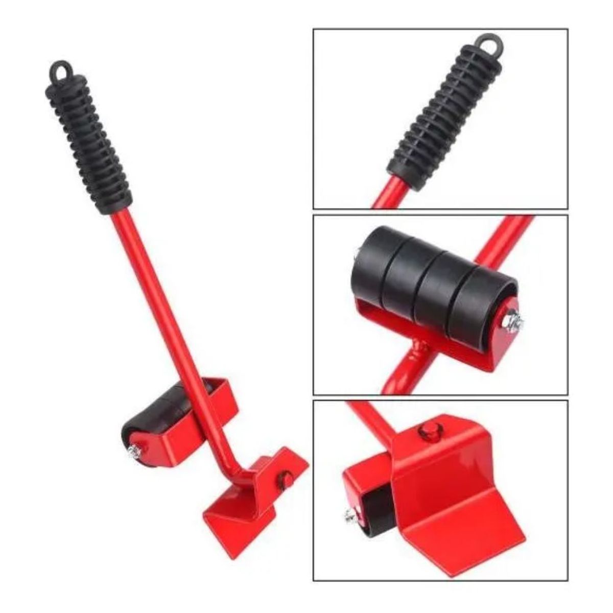 GENERICO - SET DE HERRAMIENTAS PARA MUDANZA PALANCA LEVANTA MUEBLES