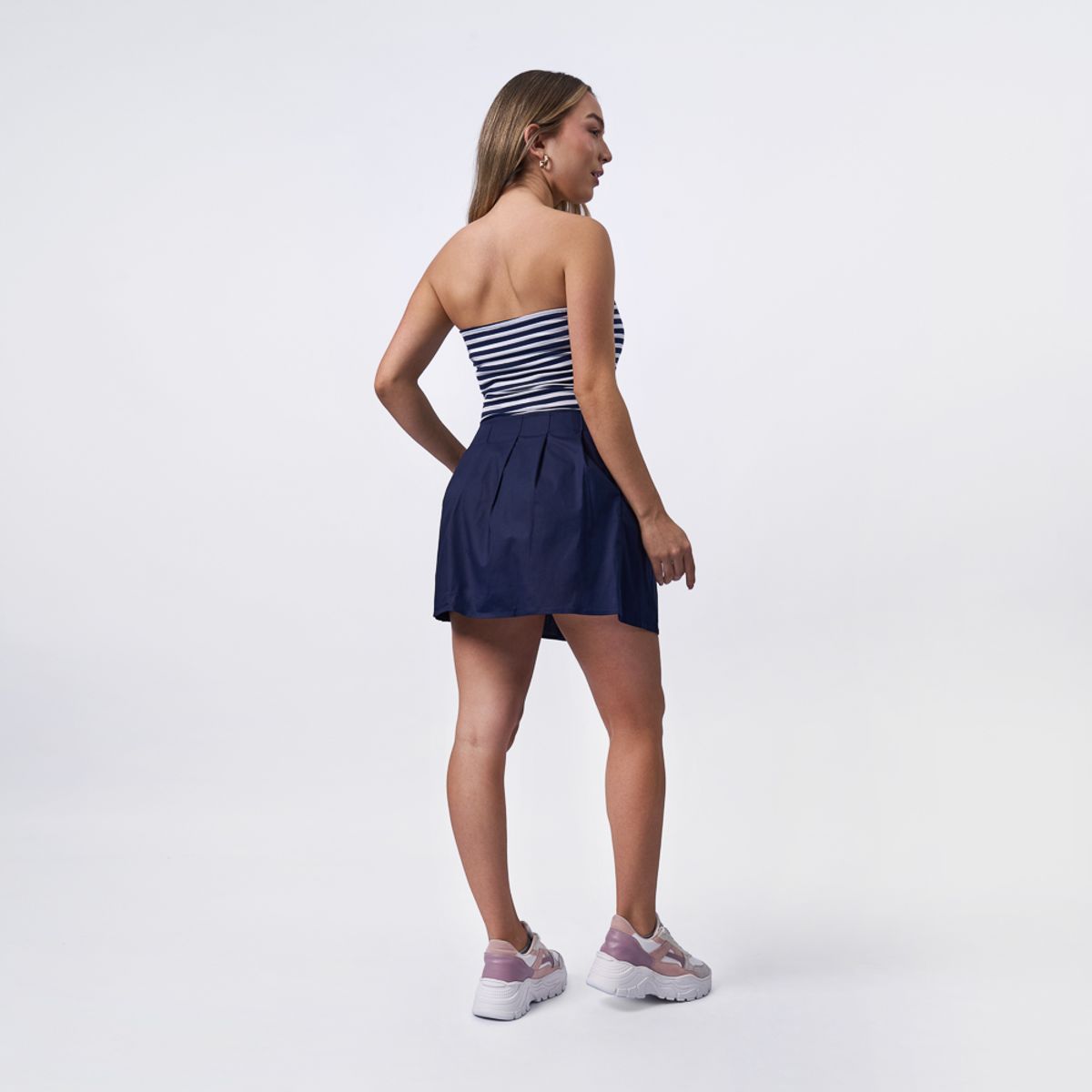 MACHINE - VESTIDO BI25ELAH POPELINA STRECH