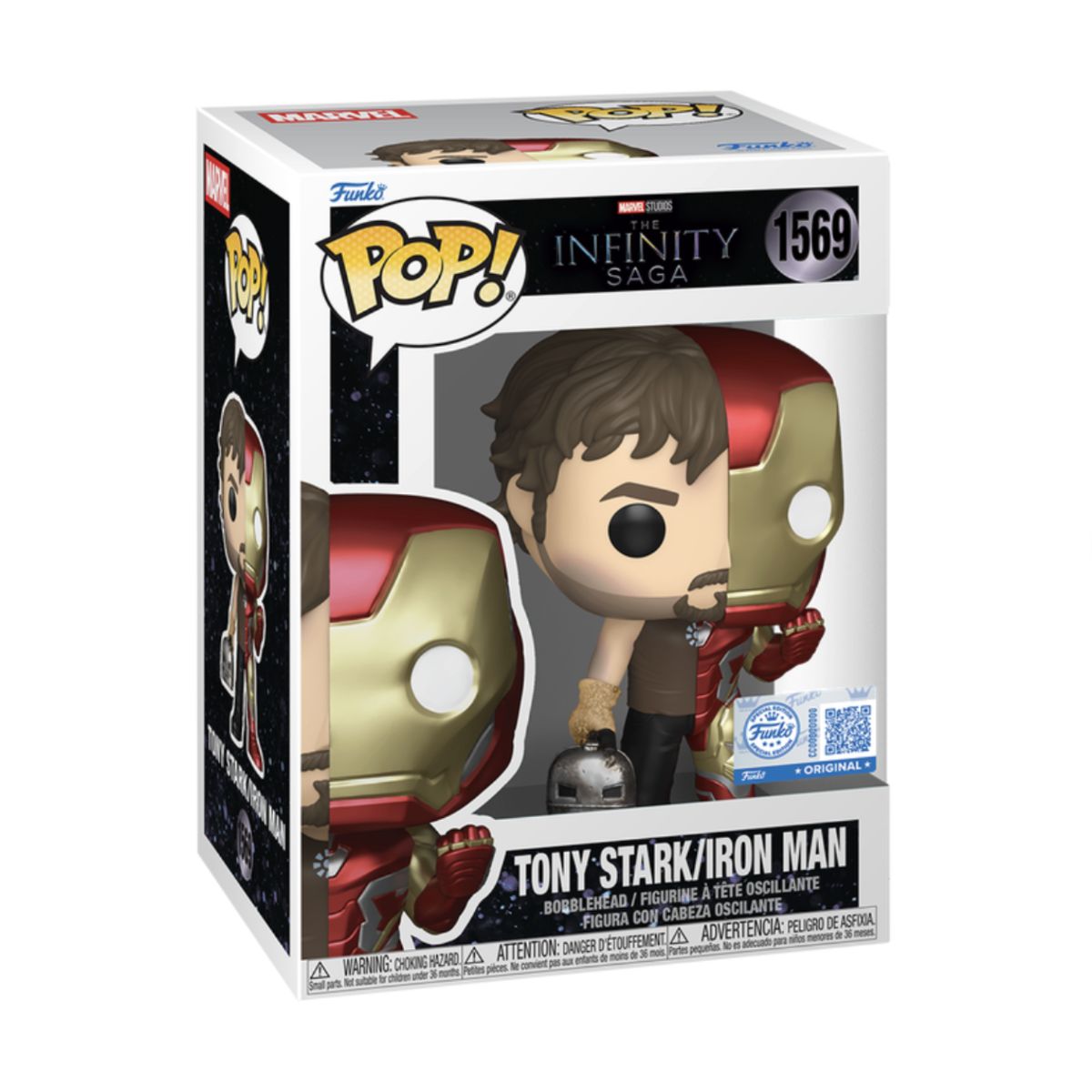 FUNKO - Tony Stark  Iron Man Funko Pop 1569 Exclusivo
