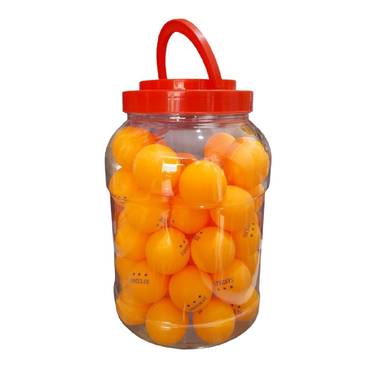 OTTOWARE - 60 Pelotas Ping Pong Tenis Mesa Training con Frasco