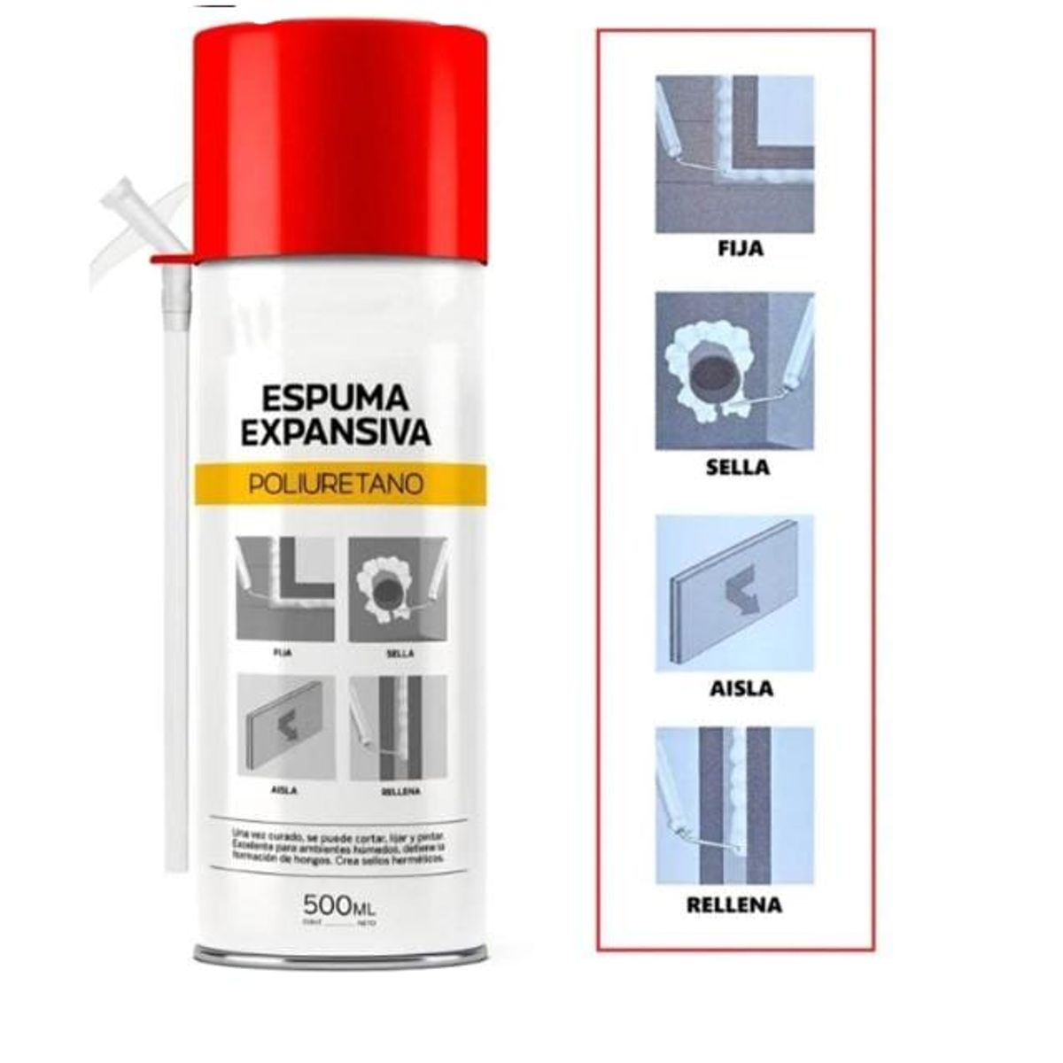 GENERICO - Relleno orificio aislamiento térmico y acuatico