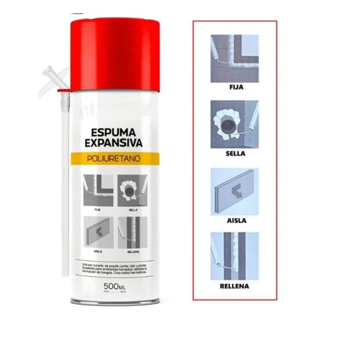 GENERICO - Relleno orificio aislamiento térmico y acuatico