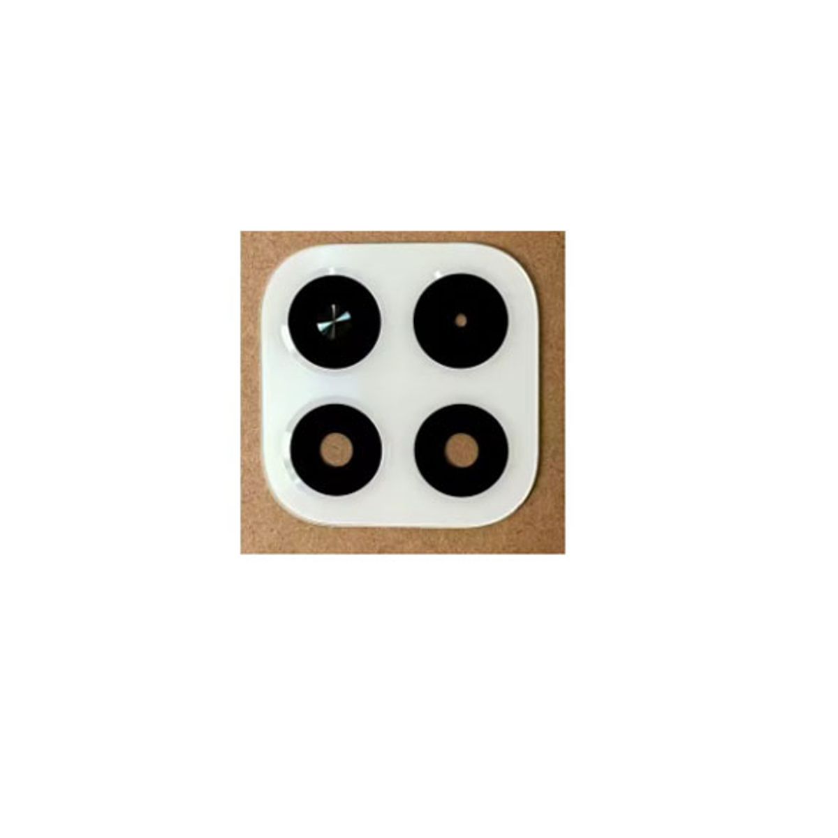 GENERICO - Repuesto lente Vidrio de cámara Huawei Honor X6C Color blanco